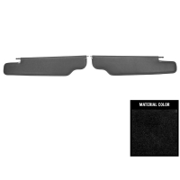 63-64 Chevrolet Fullsize Impala Convertible Black Sun Visor, Seville Vinyl