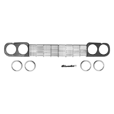 64 Chevrolet Full Size Passenger Car Grill Kit 1