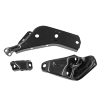 64 Chevrolet Full Size Passenger Car Front 3 Pc. Bumper Bracket Set, LH