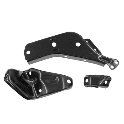 64 Chevrolet Full Size Passenger Car Front 3 Pc. Bumper Bracket Set, RH