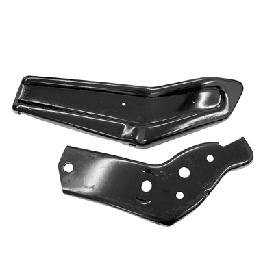 64 Chevrolet Full Size Passenger Car Rear Left 2 Pc Bumper Bracket Set
