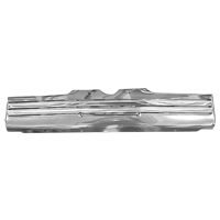 64 Chevrolet Full Size Passenger Car Front License Plate Panel, W/ Bright Finished Aluminum