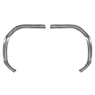 64 Chevrolet Full Size Passenger Car Headlight Eyebrow Moldings