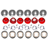 64 Chevrolet Impala Tail Light Kit w/ Housings