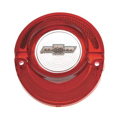64 Chevrolet Full Size Passenger Car Backup Light Lens, W/ Blue Bow-Tie