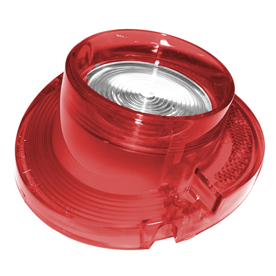 64 Chevrolet Impala Back Up Light Lens, W/ Chrome Trim