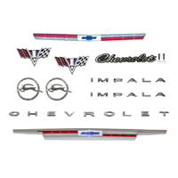 64 Chevrolet Impala V8 Emblem Kit