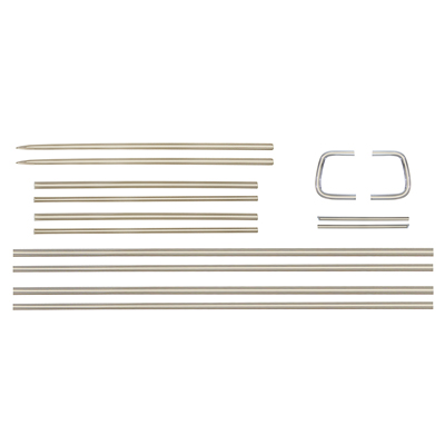 64 Chevrolet 2DR Impala Side Molding Set-14 Pcs