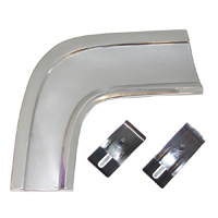 64 Chevrolet Impala LH Outer Rear Cove Panels W/Clips.