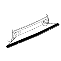 64 Chevrolet Fullsize Rear Bumper To Body Seals