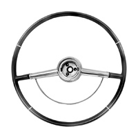 64 Chevrolet Impala or SS Steering Wheel w/Horn Ring, Black, Show Quality