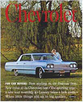 64 Full Size Promotional Sales Brochures Passenger Car