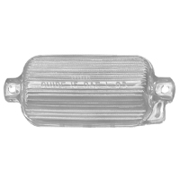 65 Chevrolet Full Size Passenger Car License Lamp Lens