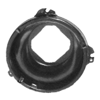 65-72 Chevrolet Full Size Passenger Car LH Outer Headlight Bulb Bucket-Stamped A