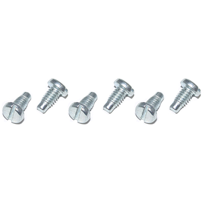58-72 Chevrolet Full Size Passenger Car Headlamp Retaining Ring Screws 6 Pcs. 8-32 X 5/16 .27 O.D.