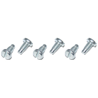 58-72 Chevrolet Full Size Passenger Car Headlamp Retaining Ring Screws 6 Pcs. 8-32 X 5/16 .27 O.D.