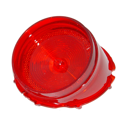 65 Chevrolet Biscayne Passenger Car Tail Light Lens, W/O Trim & Bullet