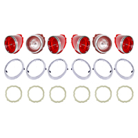 65 Chevrolet Impala Tail Light Lens, Back Up Lens, Lens Bezel & Gasket Set