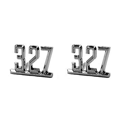 67 Camaro 327 Front Fender Emblems
