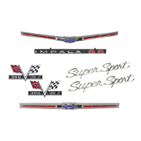 65 Chevrolet Impala SS V8 396 Emblem Kit