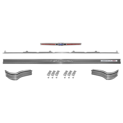 65 Chevrolet Impala Panel Molding Kit, Silver/Black