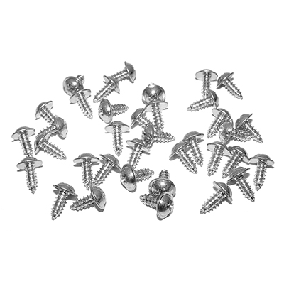 65-68 Chevrolet Full Size - Wheel Well Molding Screw Kit, 36 Pieces Set