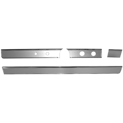 65-66 Chevrolet Full Size Car w/Out A/C Aluminum Dash Fascia Set