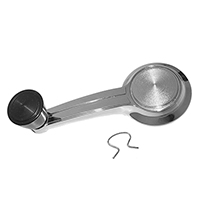 65-66 Chevrolet Bel Air & Biscayne Interior Window Crank Handle w/ Black Knob