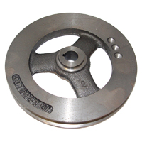 65-68 Chevrolet BB Car Hi-Po 1-Groove Cast Iron Power Steering Pump Pulley