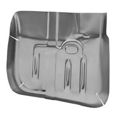 65-70 Chevrolet Car Rear Floor Pan, RH