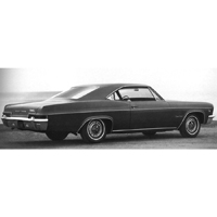 65-66 Chevrolet Fullsize Impala 2 Dr Hardtop Tinted Back Glass
