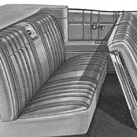 65 Chevrolet Fullsize Impala 2 Dr Hardtop Rear Bench Seat Upholstery