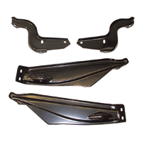 66 Chevrolet Full Size Passenger Car 4 Pc. Bumper Bracket Set