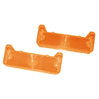 66 Chevrolet Full Size Passenger Car Park Light Lenses, Amber