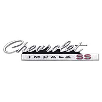 66 Chevrolet Impala SS 1PC Design Trunk Emblem