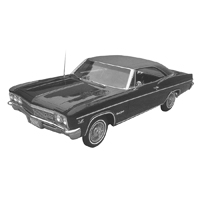 66 2DR Impala Complete Side Molding Set -8PCS