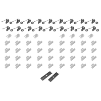 66 Chevrolet 2DR Impala Complete Side Molding Clip Set