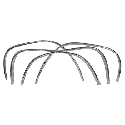 67 Chevrolet Fullsize Passenger Wheel Well Molding Set-4 PCS