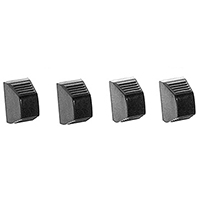 68-72 Chevelle / El Camino Temperature Control Knobs 4 Piece, Black