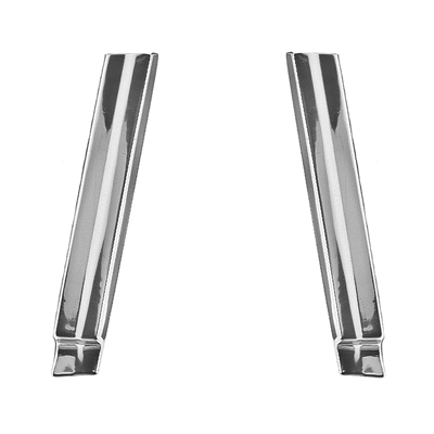 67 Chevrolet Full Size Passenger Car Lower Headlight Eyebrow Moldings