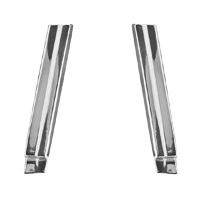 67 Chevrolet Full Size Passenger Car Lower Headlight Eyebrow Moldings