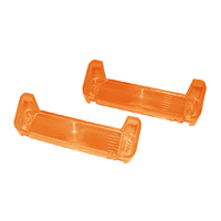 67 Chevrolet Full Size Passenger Car Amber Parklight Lenses, Pair