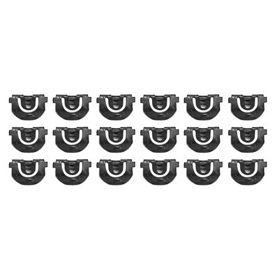 67-70 Chevrolet Full Size Rear Window Reveal Molding Clip Set