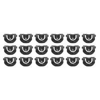 67-70 Chevrolet Full Size Rear Window Reveal Molding Clip Set