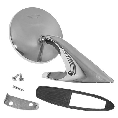 67 Chevrolet Fullsize Passenger Side View Mirror, RH