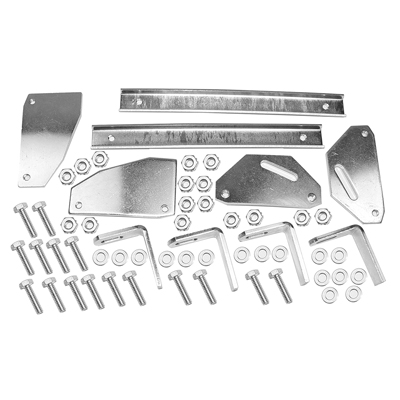 67-68 Chevrolet Fullsize Passenger Car Rear Fender Skirt Retainer Set-4 Pcs