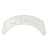 67 Chevrolet Fullsize Transmission Indicator Lens, TH350 or TH400