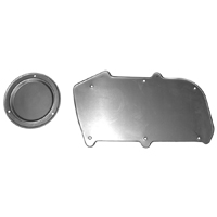 67-69 Camaro Heater Box Delete Plates Without A/C