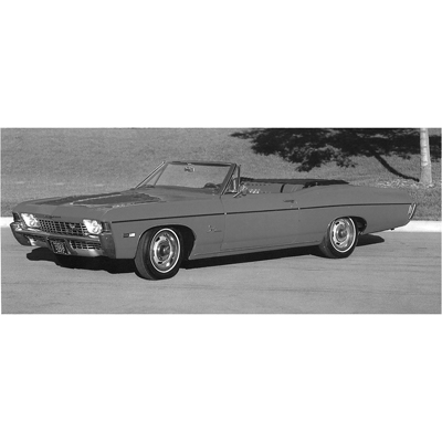 68 2DR Impala Complete Side Molding Set -6PCS