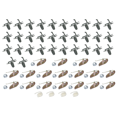 68 Chevrolet 2DR Impala Complete Side Molding Clip Set